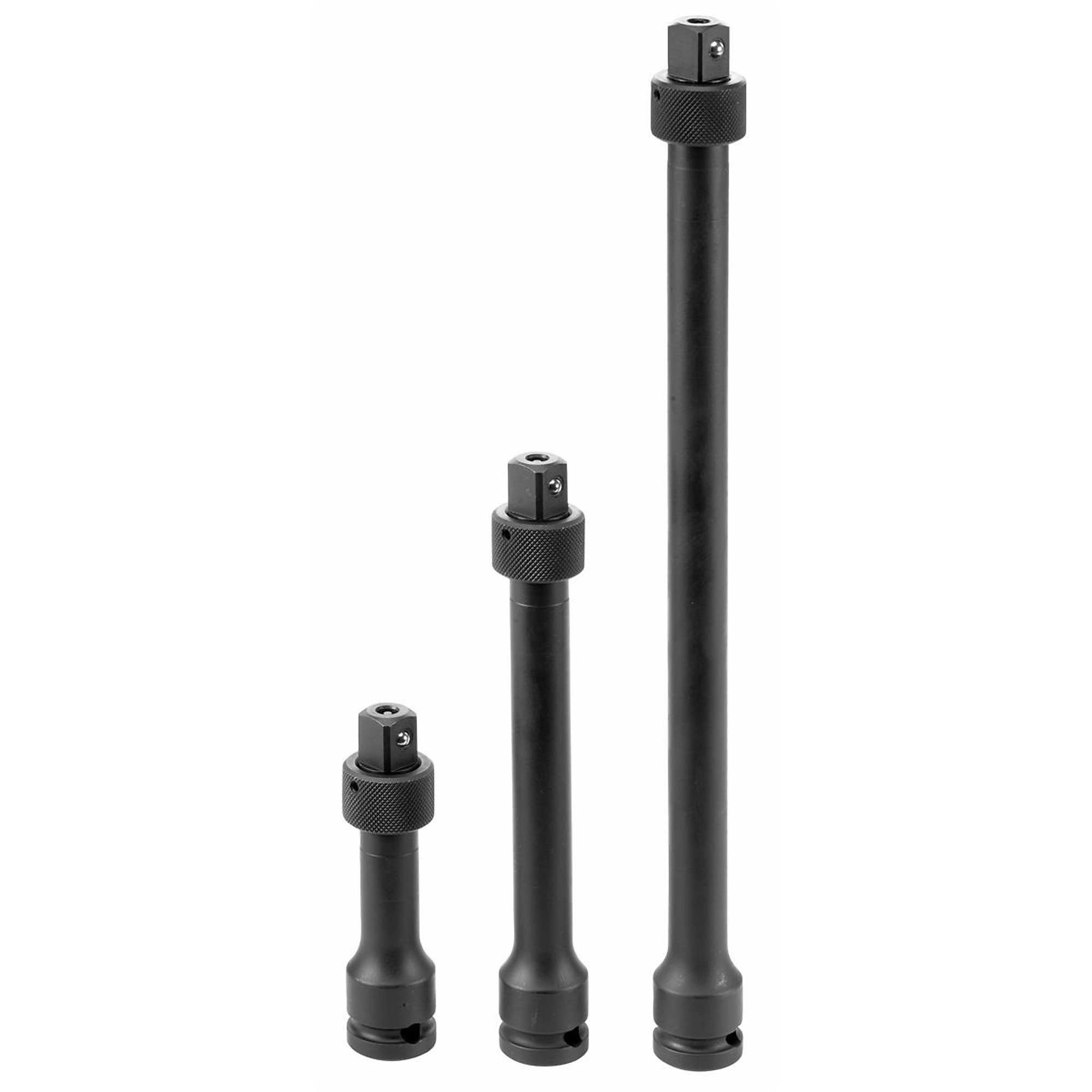 Grey Pneumatic Locking Extension Set — 1/2in. Drive, 3-Piece, Model# GRE2203QL